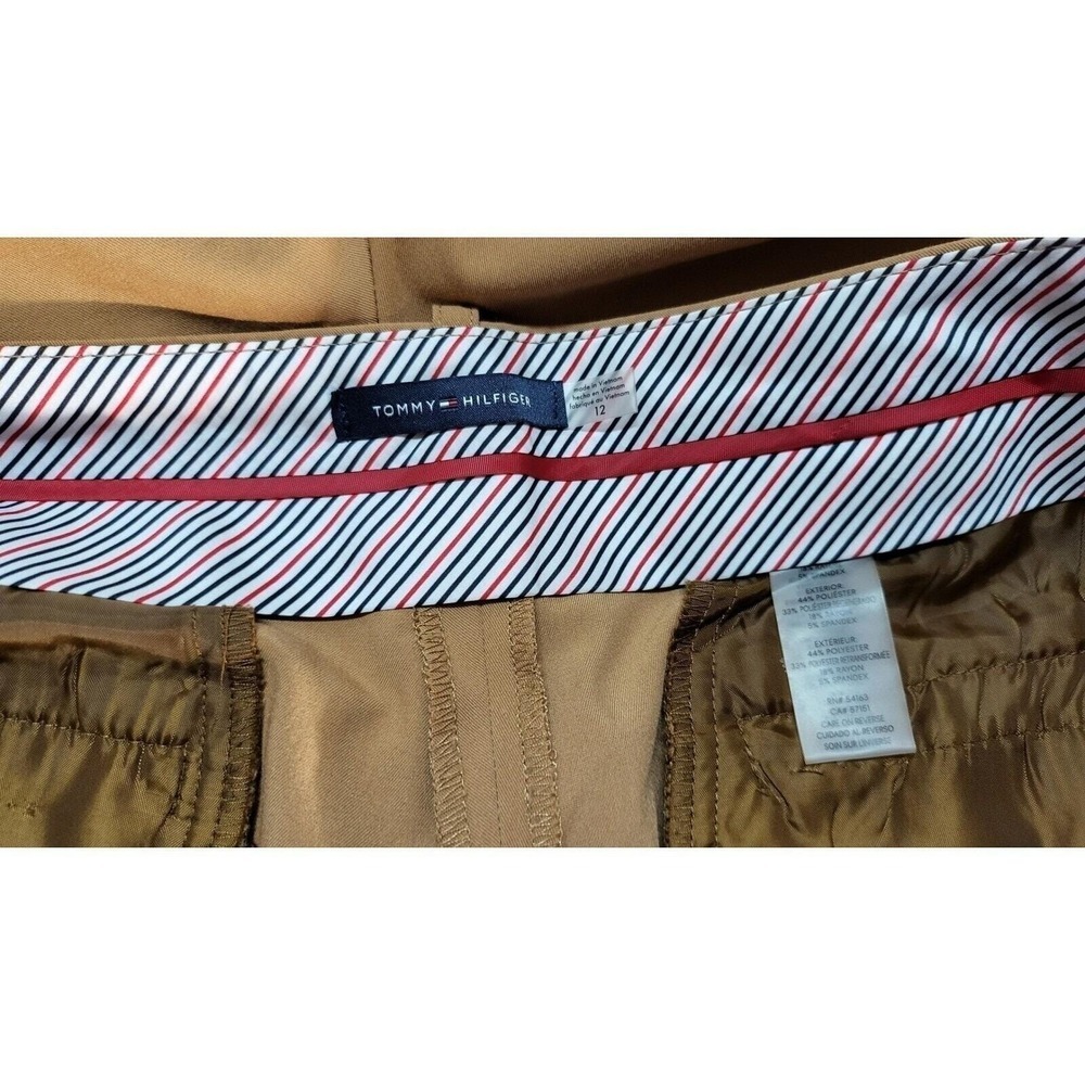 Tommy Hilfiger Trouser Pants Career Dress Business Casual Tan Size 6 - Picture 7 of 8